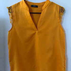 SHEIN Mustard Yellow blouse